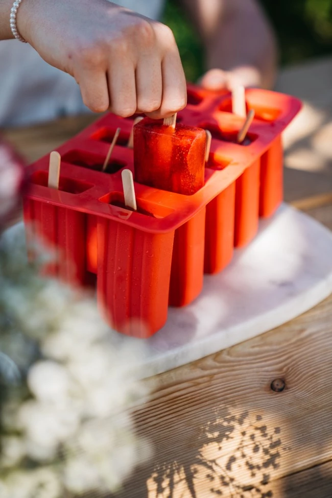 Rezept frio Wassermelone Popsicles