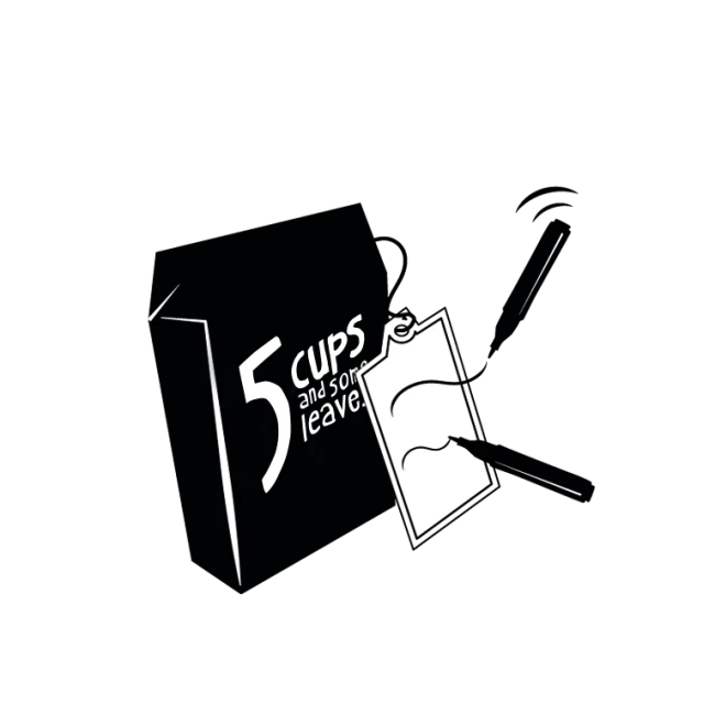 5 cups and some leaves