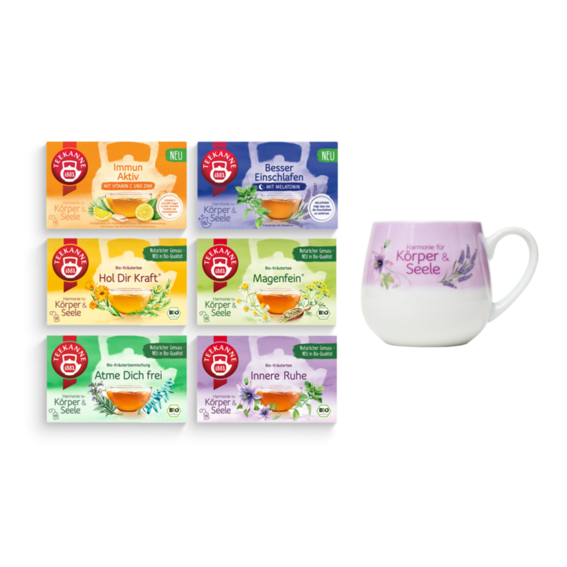 Probierset Harmonie-Tees mit Tasse