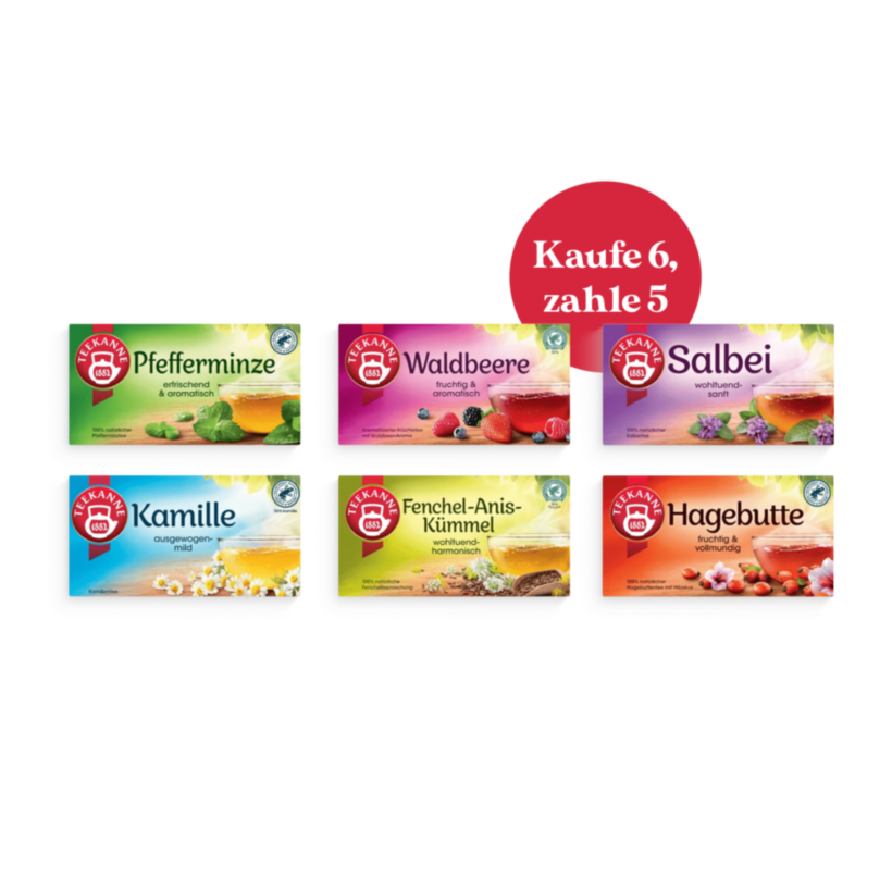 Kräuter- und Früchtetee Mix & Match