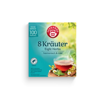 8 Kräuter 100er Großpackung