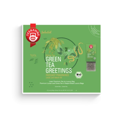 Selected. Green Tea Greetings Bio Luxury Bag