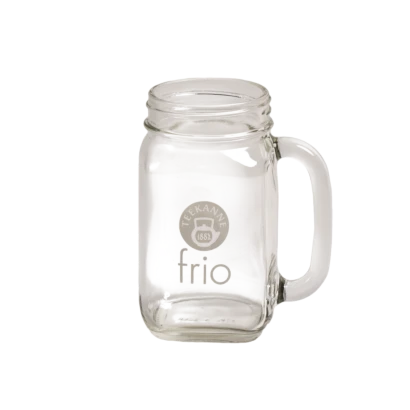 Trendiges frio Eisteeglas