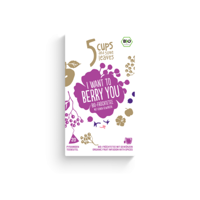 5 CUPS I Want to Berry You Bio Pyramidenbeutel