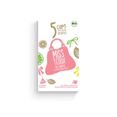 5 CUPS Miss Tedox Bio Pyramidenbeutel