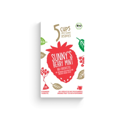 5 CUPS Sunny's Berry Mint Bio Pyramidenbeutel 