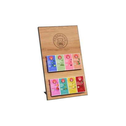 8er Teekanne Gastro Premium Presenter Eiche (ohne Inhalt)