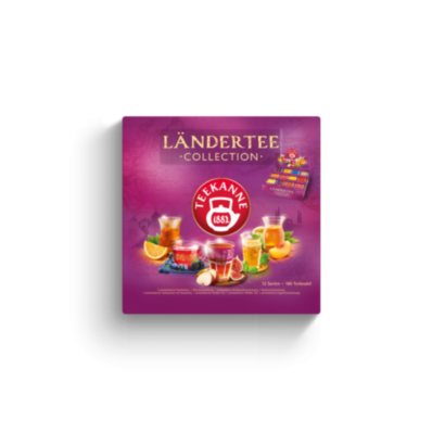 Ländertee-Collection Box mit 180 Beuteln