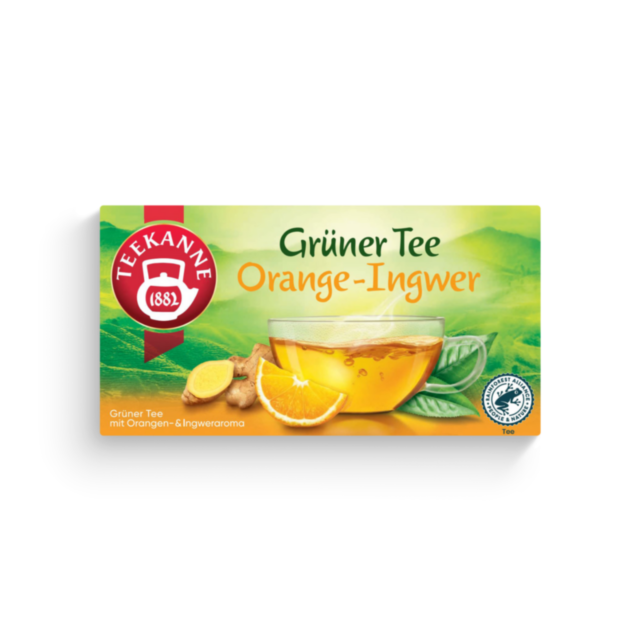 Grüner Tee Orange-Ingwer