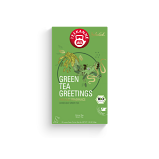 Selected. Green Tea Greetings Bio Luxury Cup (25 Beutel)