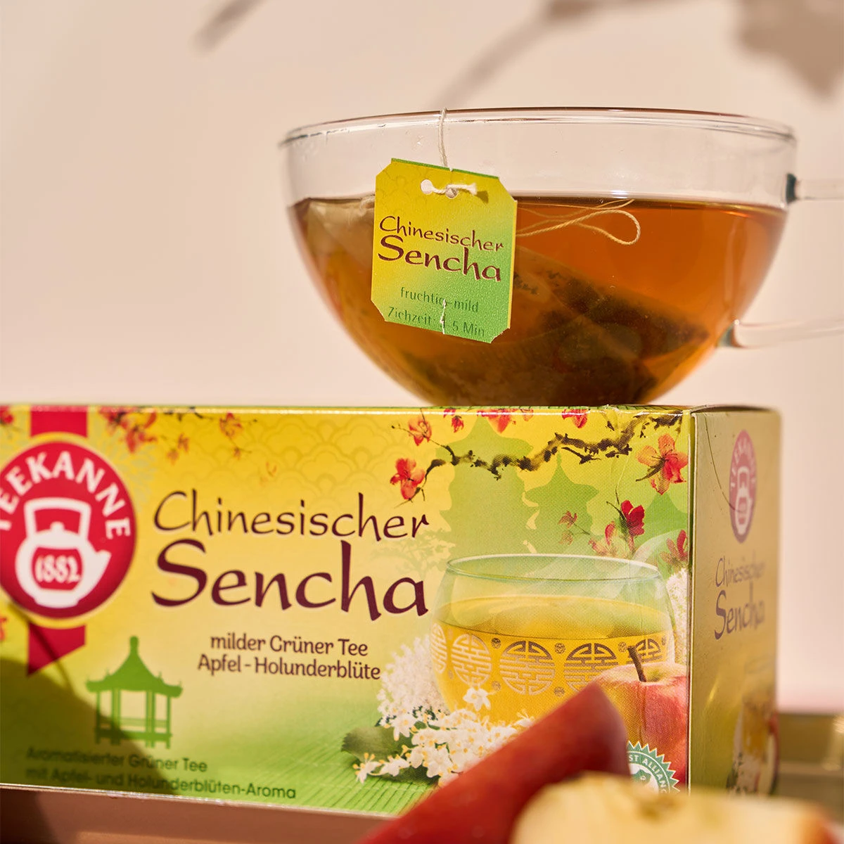 Grüntee Chinesischer Sencha auf Teepackung