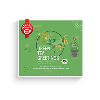 Selected. Green Tea Greetings Bio Luxury Bag