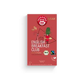 Selected. English Breakfast Club Bio Luxury Cup (25 Beutel)