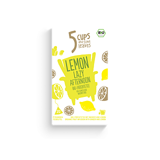 5 CUPS Lemon Lazy Afternoon Bio Pyramidenbeutel