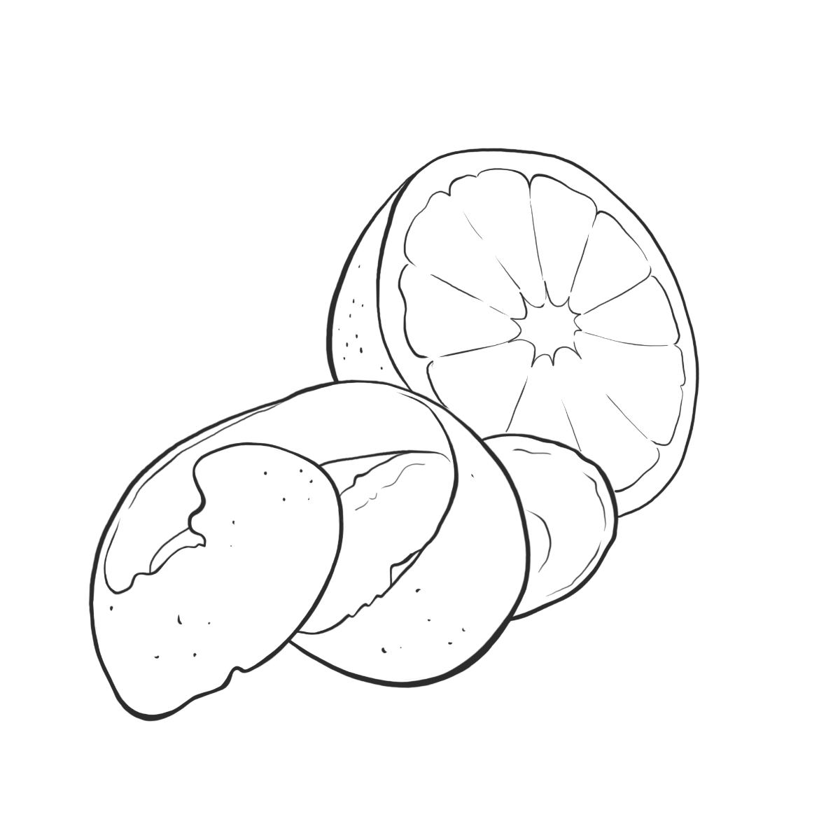 Orangenschale